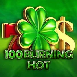 100 Burning Hot slot logo by Amusnet Interactive at BetOnRed Casino