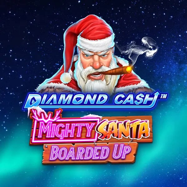 Diamond Cash Mighty Santa Boarded Up logo by Greentube BetOnRed Casino