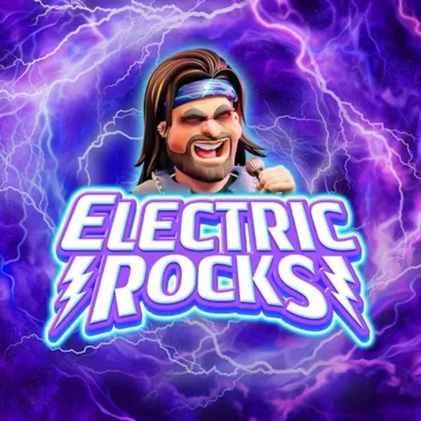 Electric Rocks slot visual from Inspired Gaming available on betonredkasyno.org.pl