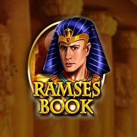 Slots logo of Ramses Book Deluxe from Gamomat at BetOnRed Casino