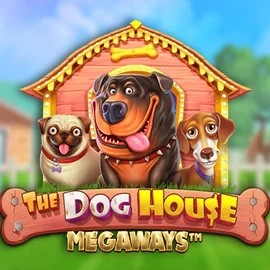 The Dog House Megaways logo – Slots by Pragmatic Play at BetOnRed Casino